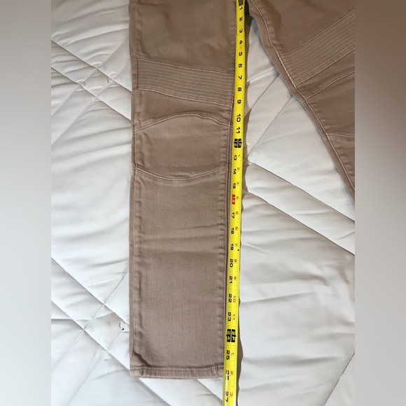 J. Crew stretch tan skinny jeans. Size 28. - Picture 10 of 11